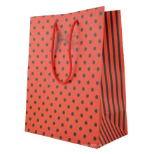 Bolsa de regalo de papel de colores completo Impresión de bolsa de regalo personalizado